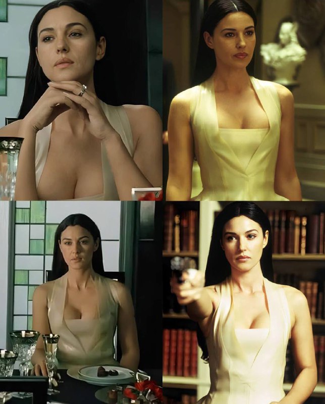 #电影 #名人 Monica Bellucci出演了2003年的电影《The Matrix Reloaded》（《黑客帝国2：重装上阵》）