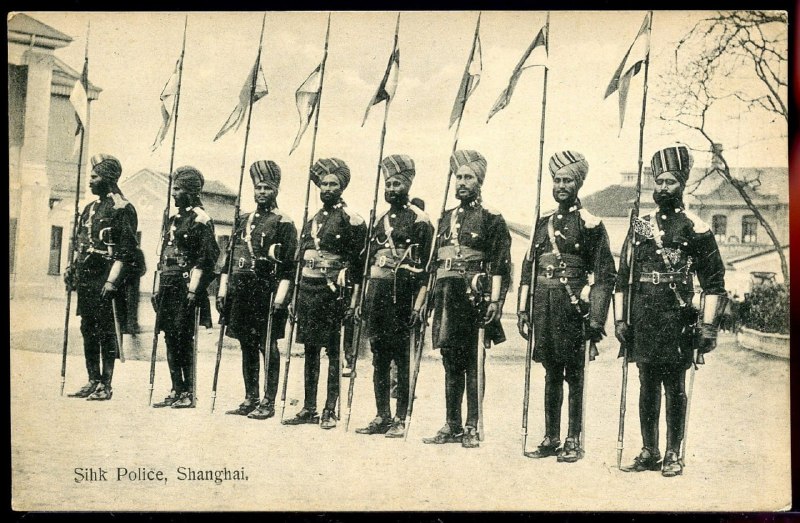 1910年，上海公共租界锡克教巡捕