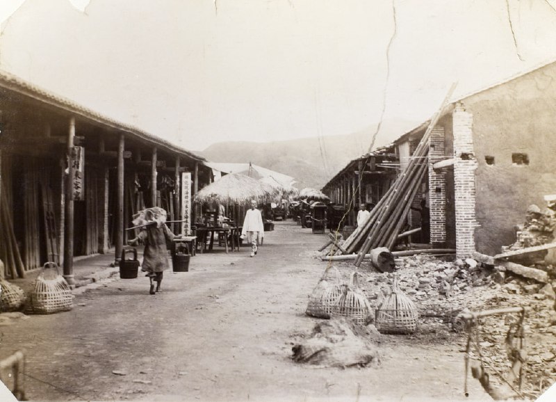 1899年，香港新界大埔街市