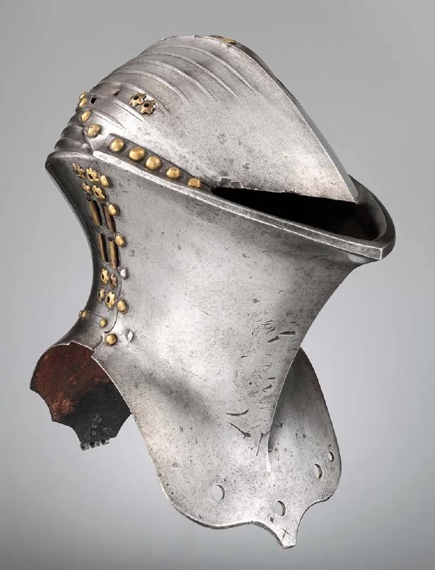 和平之战头盔 (Stechhelm)，德国，可能是纽伦堡，1500年