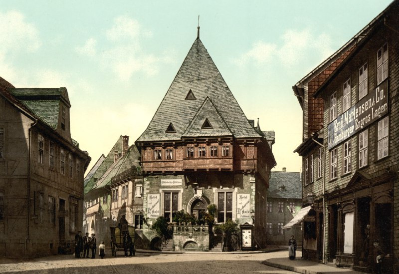 戈斯拉尔，德意志帝国（约 1890 年：后期上色）