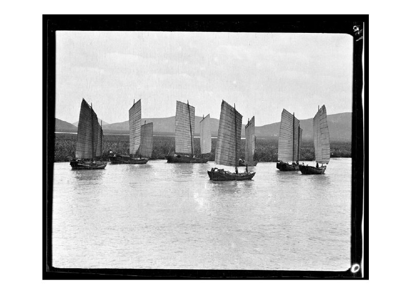 1917年，中国安徽省，帆船