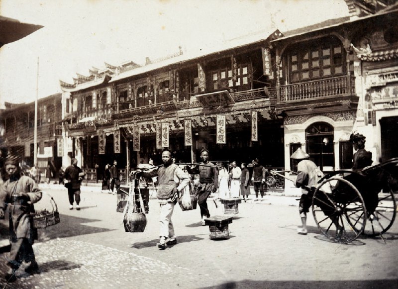 1902年，上海南京路（南京东路）